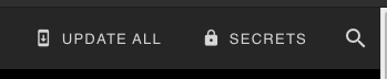 secrets button example